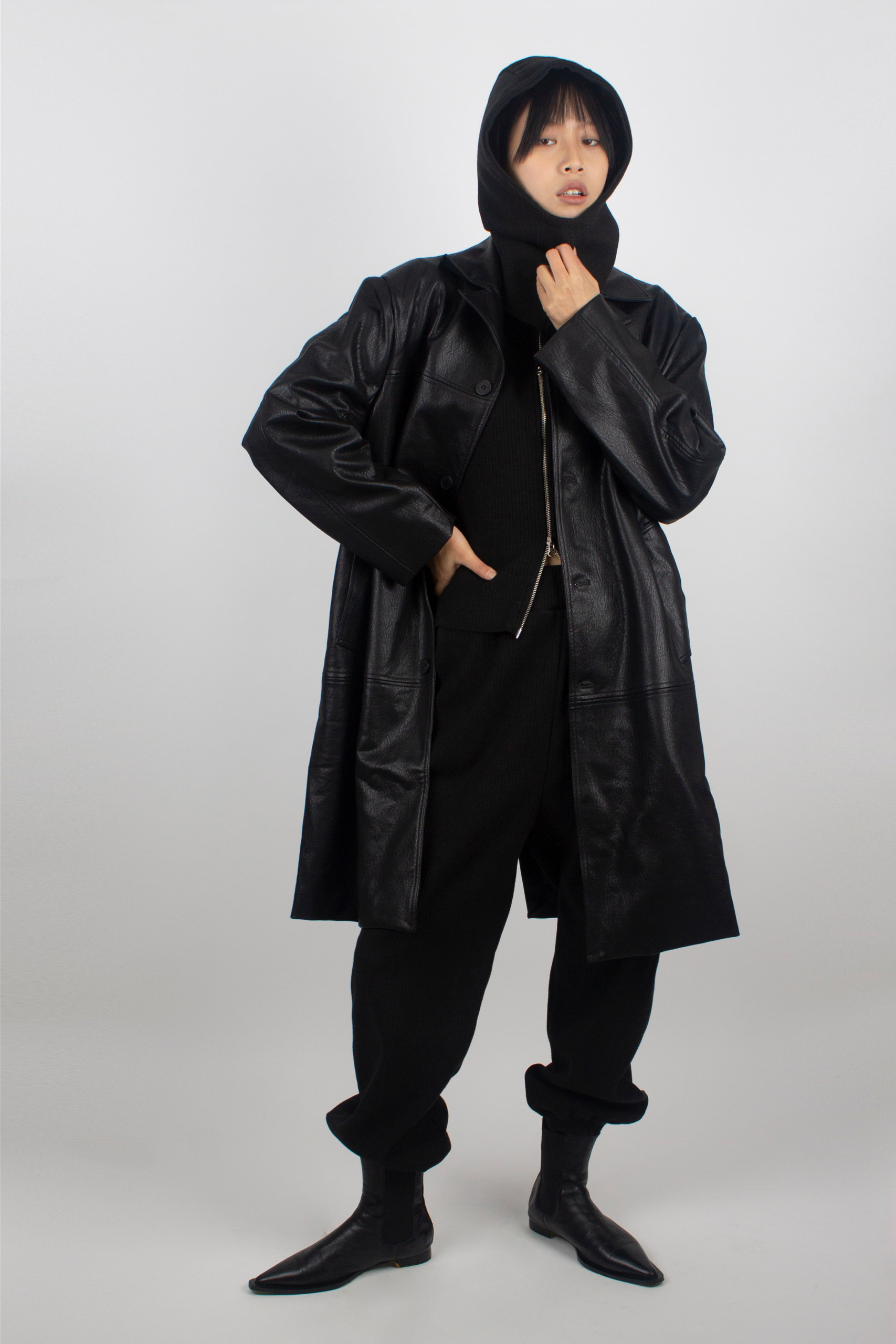 ✦Overfit Leather Jacket (unisex)